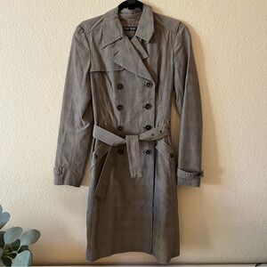 Marc Aurel Women Double Breasted Belted Trench Coat Jacket
